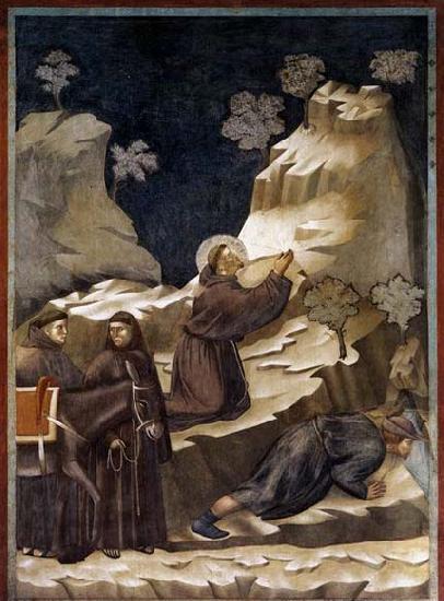 GIOTTO di Bondone Miracle of the Spring